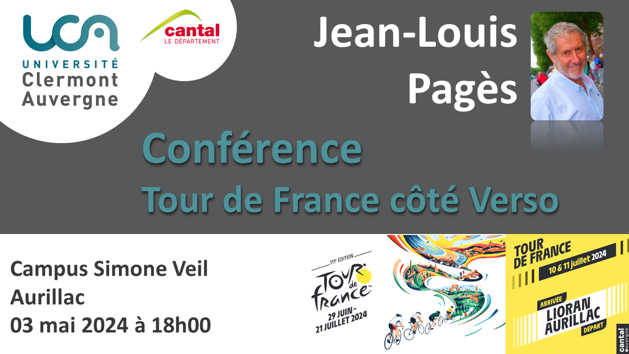 Confrence Jean-Louis Pags - Aurillac 03 mai 2024